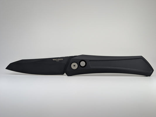 Protech Oligarch Black Handle DLC Blade Auto Folding Knife