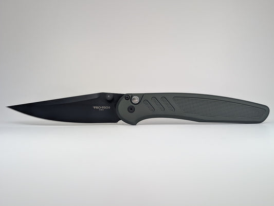 Protech x Peace Neighbor Avalon Knurled Green DLC Magnacut Blade Show Texas Exclusive