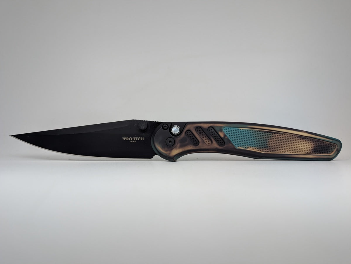 Protech x Peace Neighbor Avalon Shipwreck DLC Magnacut Button Lock Folding Knife