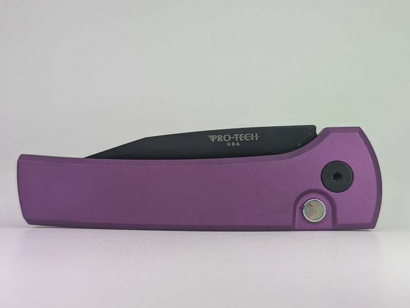 Protech x Ramon Chaves "Scapegoat" Purple DLC MagnaMax Auto Folding Knife Blade Show West 2026 Exlusive