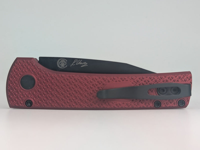 Protech x Ramon Chaves "Scapegoat" Red Carbide DLC MagnaMax Auto Folding Knife Blade Show West 2026 Exlusive