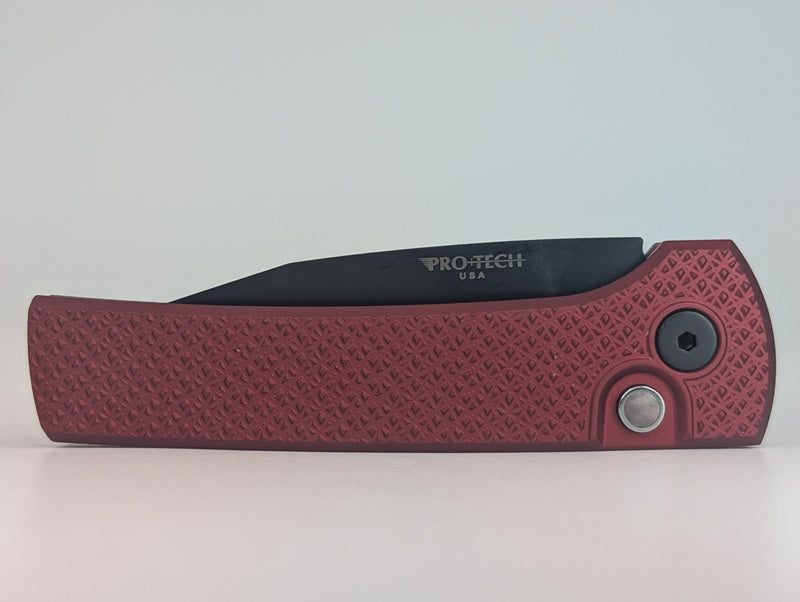 Protech x Ramon Chaves "Scapegoat" Red Carbide DLC MagnaMax Auto Folding Knife Blade Show West 2026 Exlusive