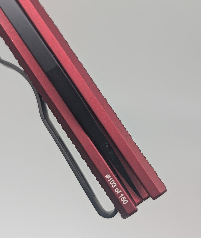 Protech x Ramon Chaves "Scapegoat" Red Carbide DLC MagnaMax Auto Folding Knife Blade Show West 2026 Exlusive
