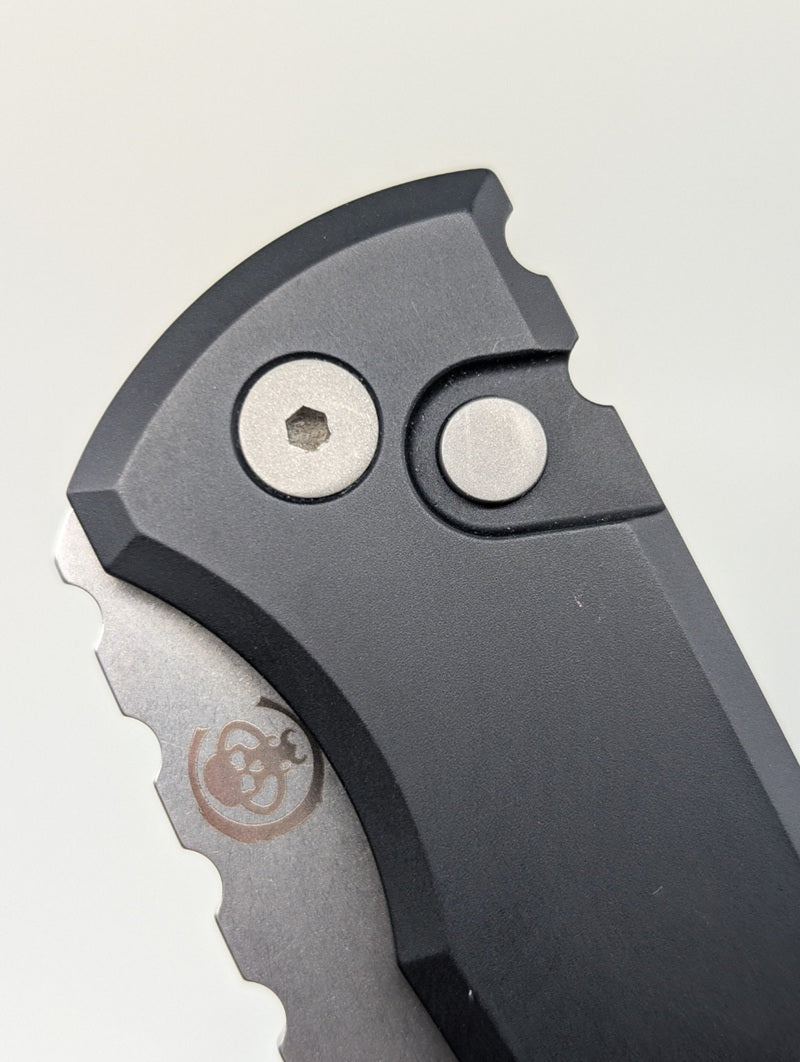 *Consignment* Protech x Ramon Chavez "Redencion" Black S35-VN Auto Folding Knife