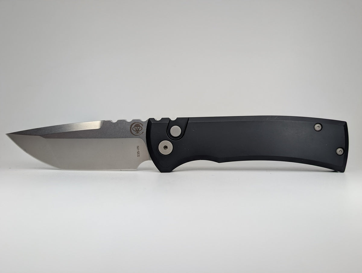 *Consignment* Protech x Ramon Chavez "Redencion" Black S35-VN Auto Folding Knife
