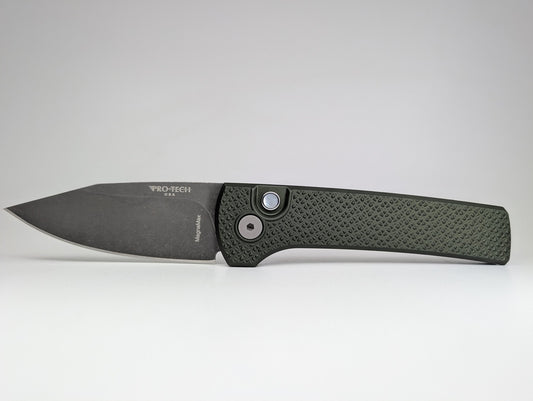 Protech x Ramon Chavez Scapegoat Green Carbide Acid Wash MagnaMax Auto Folding Knife