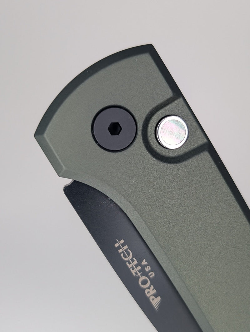 Protech x Ramone Chavez Scapegoat Green DLC MagnaMax Auto Folding Knife