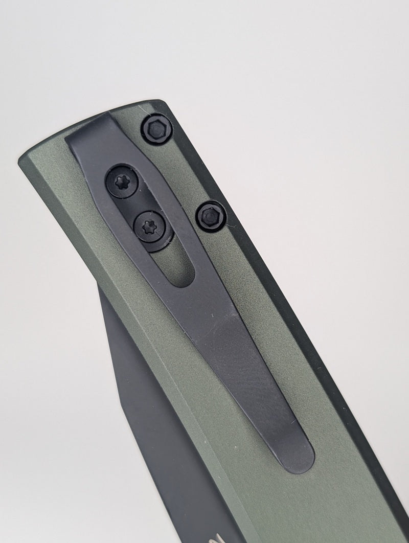 Protech x Ramone Chavez Scapegoat Green DLC MagnaMax Auto Folding Knife