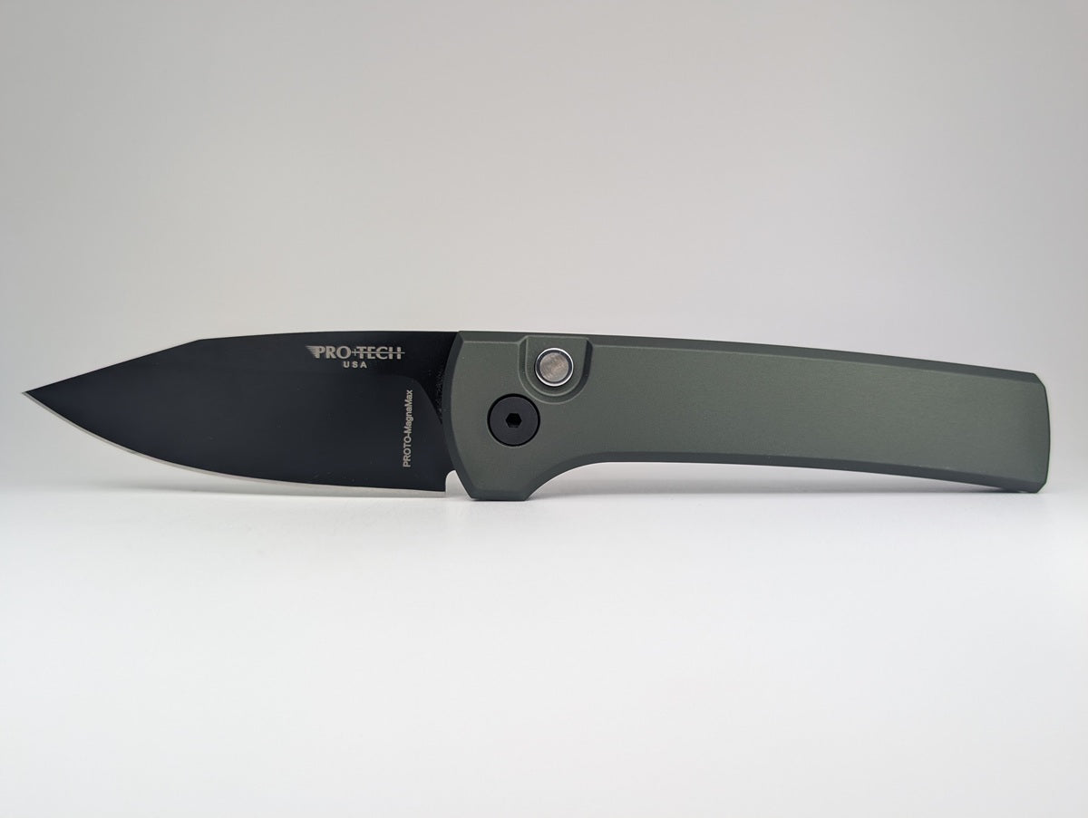 Protech x Ramone Chavez Scapegoat Green DLC MagnaMax Auto Folding Knife