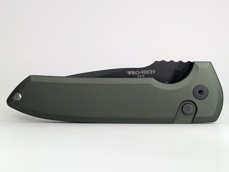 Protech Rockeye Green DLC Magnacut Auto Folding Knife