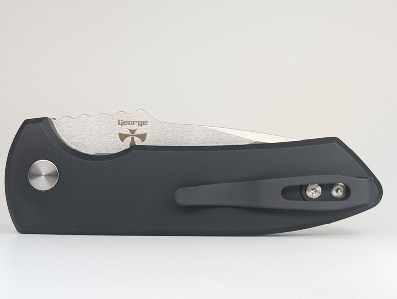 Protech Short Bladed Rockeye Mexican Blanket Micarta Auto Folding Knife