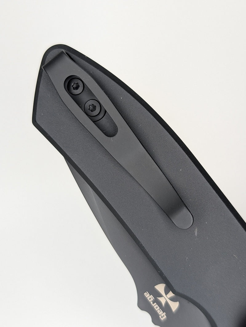 Protech Short Bladed Rockeye Starry Night G-Carta DLC Black Blade Auto Folding Knife