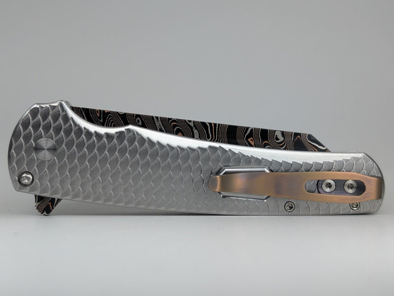Protech Shot Show 2026 Malibu Custom Baker Forge Damascus Buttonlock Folding Knife