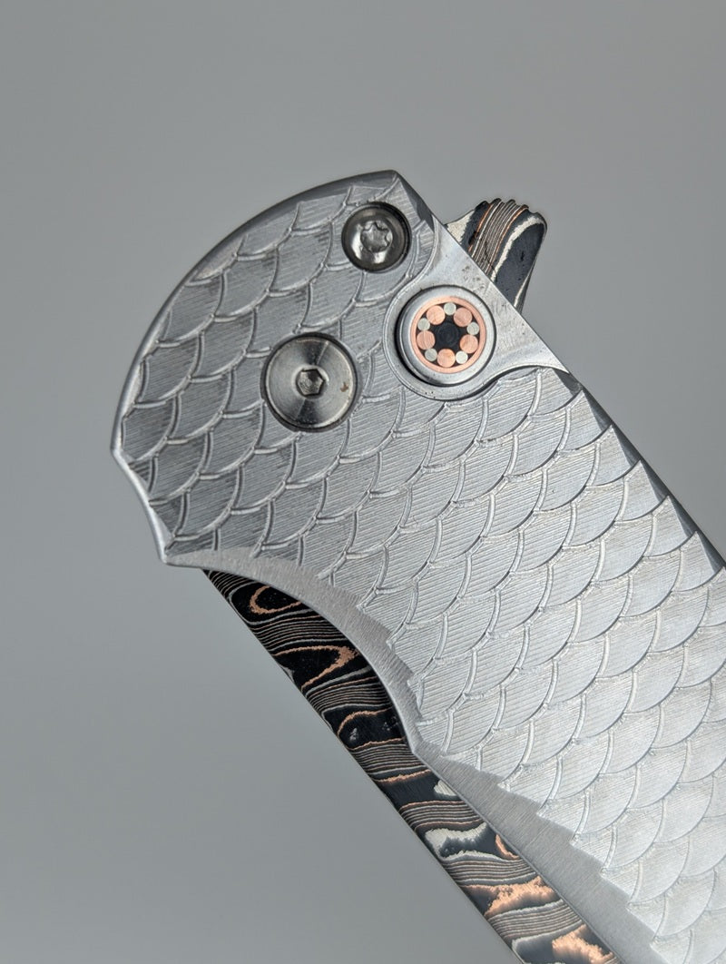 Protech Shot Show 2026 Malibu Custom Baker Forge Damascus Buttonlock Folding Knife