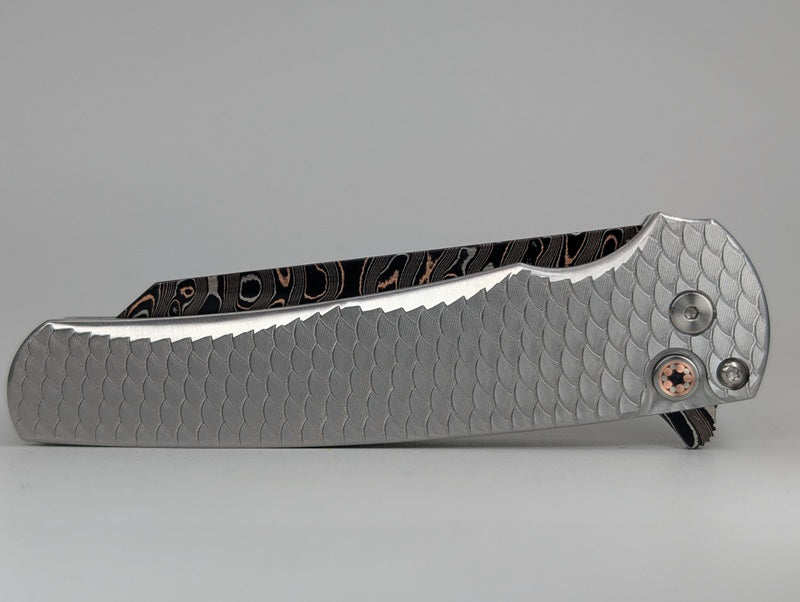 Protech Shot Show 2026 Malibu Custom Baker Forge Damascus Buttonlock Folding Knife