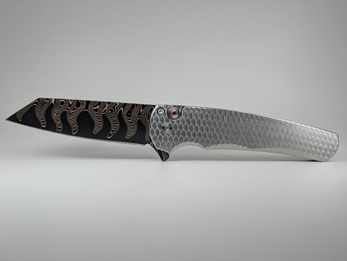 Protech Shot Show 2026 Malibu Custom Baker Forge Damascus Buttonlock Folding Knife