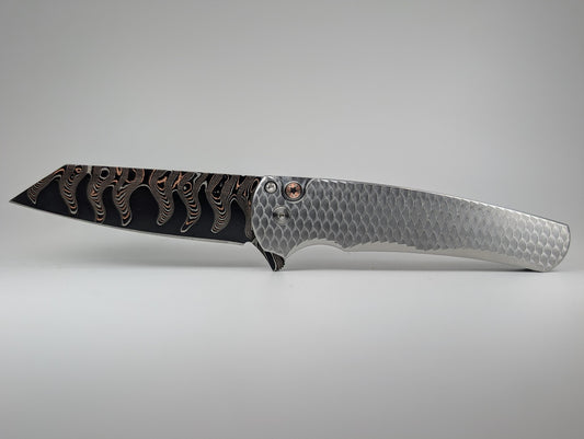 Protech Shot Show 2026 Malibu Custom Baker Forge Damascus Buttonlock Folding Knife