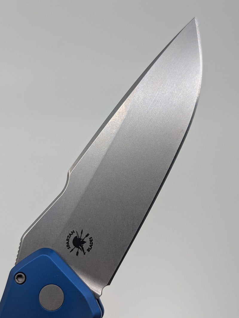 Protech x Spartan Blades "Pallas" Blue Magnacut Auto Folding Knife