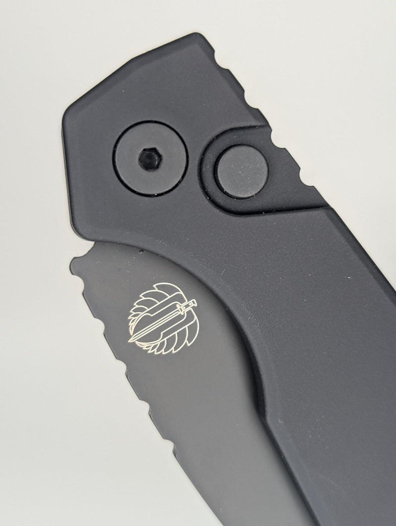 *Consignment* Protech Strider PT+ Black DLC Magnacut Auto Folding Knife
