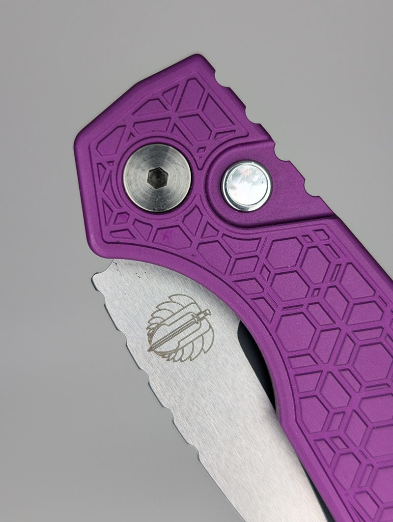 *Consignment* Protech x Strider PT+ Custom Purple Gridlock Magnacut Auto Folding Knife