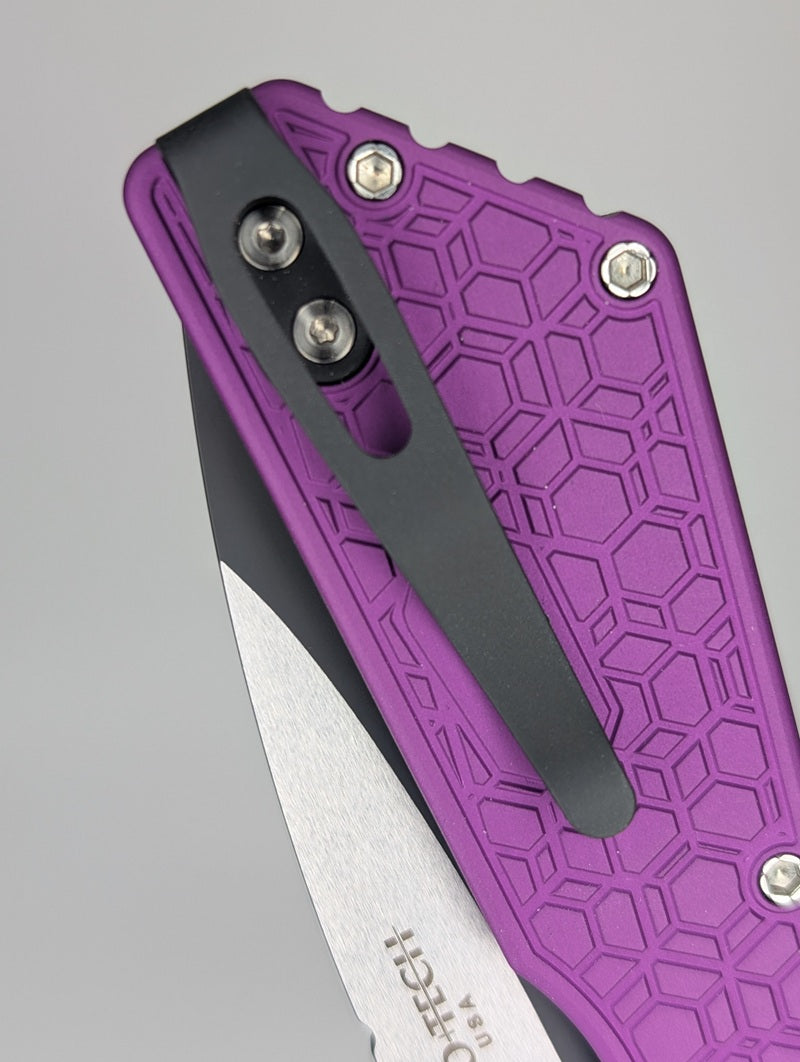 *Consignment* Protech x Strider PT+ Custom Purple Gridlock Magnacut Auto Folding Knife