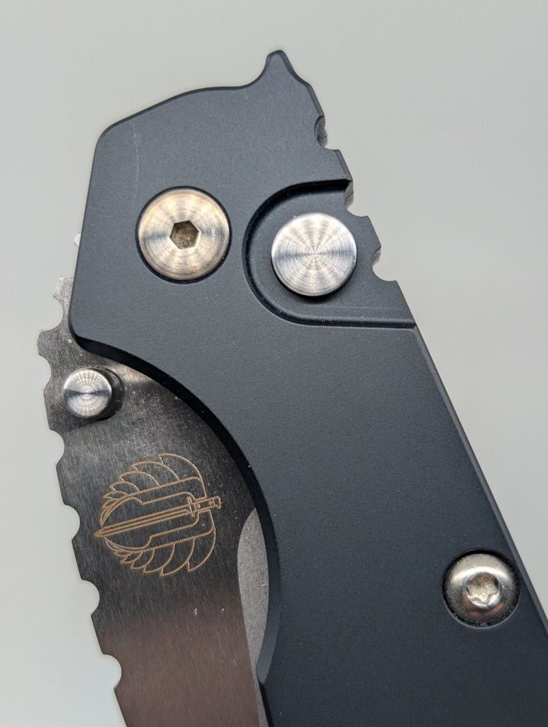 *Consignment* Protech x Strider SnG Black 154-CM Stonewash Auto Folding Knife