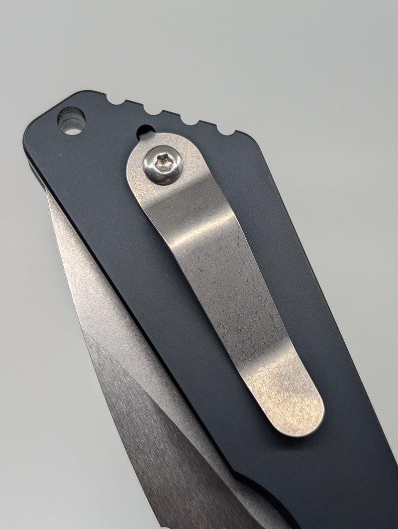 *Consignment* Protech x Strider SnG Black 154-CM Stonewash Auto Folding Knife