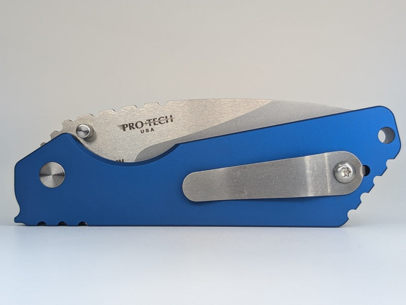 *Consignment* Protech x Strider SnG Blue Auto Folding Knife