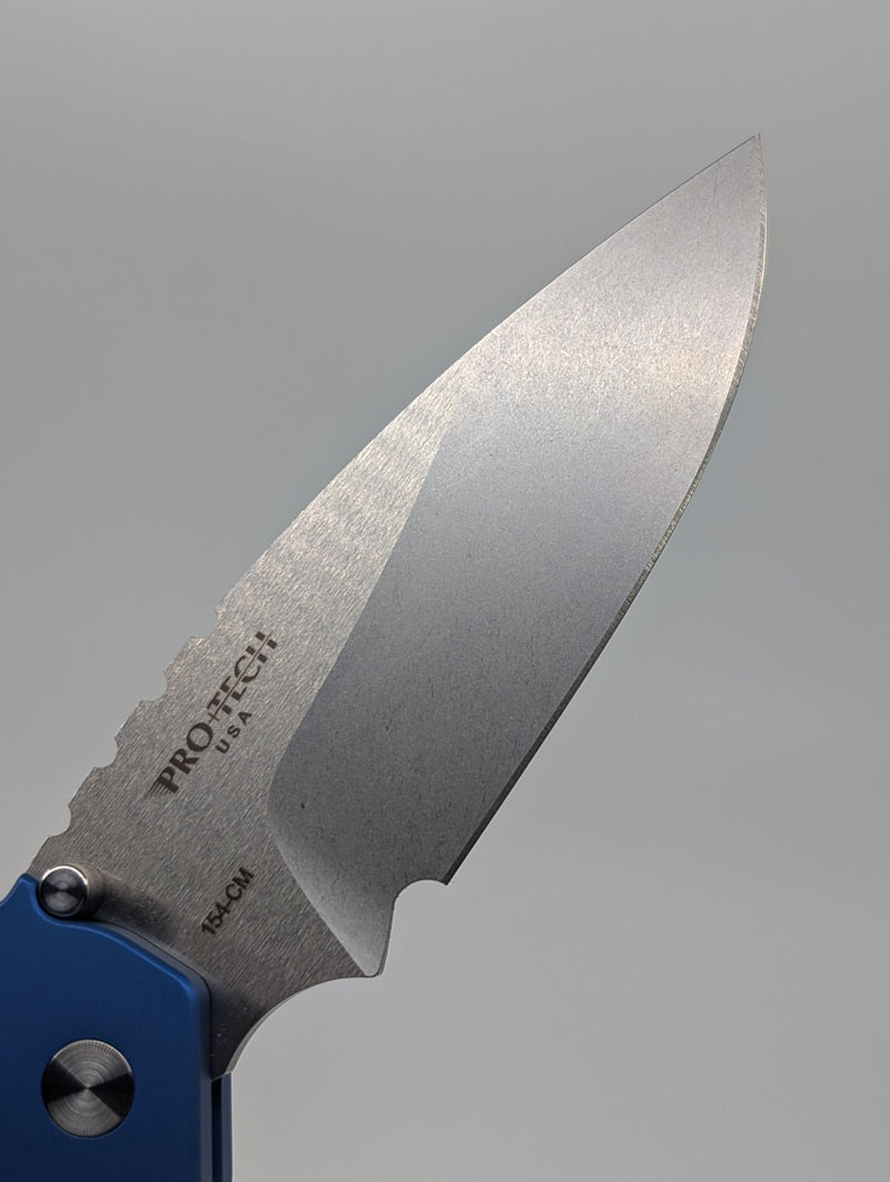 *Consignment* Protech x Strider SnG Blue Auto Folding Knife