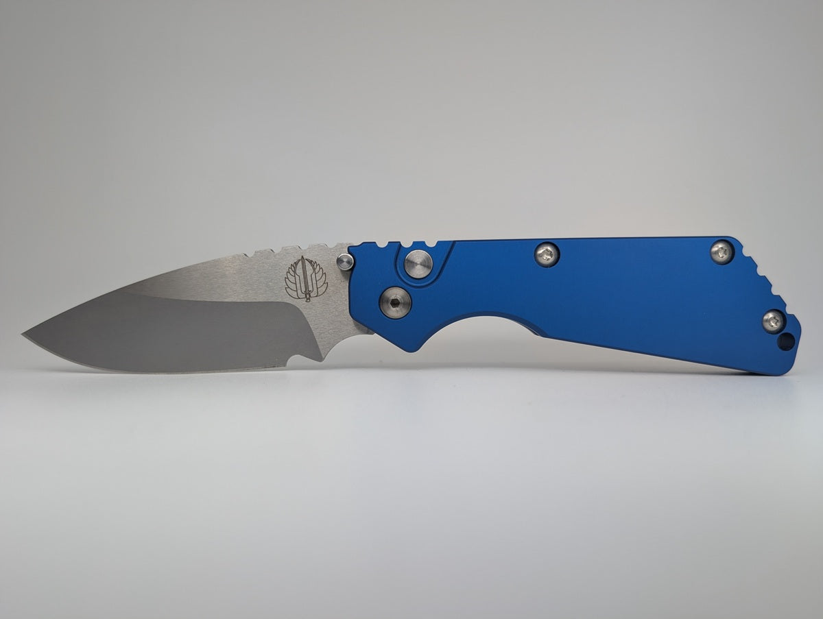 *Consignment* Protech x Strider SnG Blue Auto Folding Knife