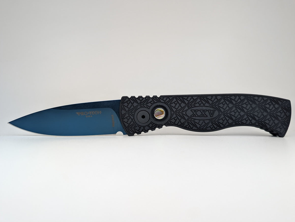 *Consignment* Protech Tactical Response 2 Nexus "Since 1999" Sapphire Blue Magnacut Auto Folding Knife