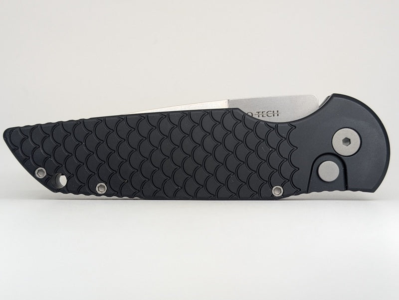 Protech Tactical Response 3 Black Fish Scale Auto Folding Knife