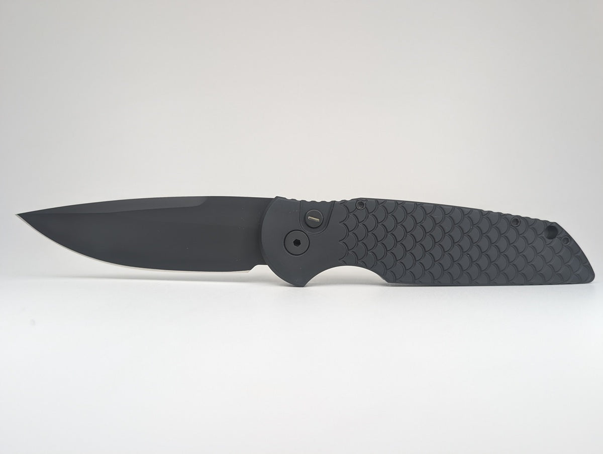 *Consignment* Protech Tactical Response 3 Operator Black Fish Scale DLC Auto Folding Knife