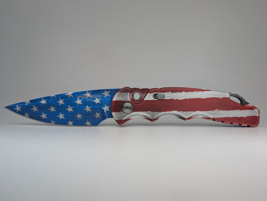 Protech Tactical Response 5 "Patriot" Cerakote S35VN Auto Folding Knife #125 of 175