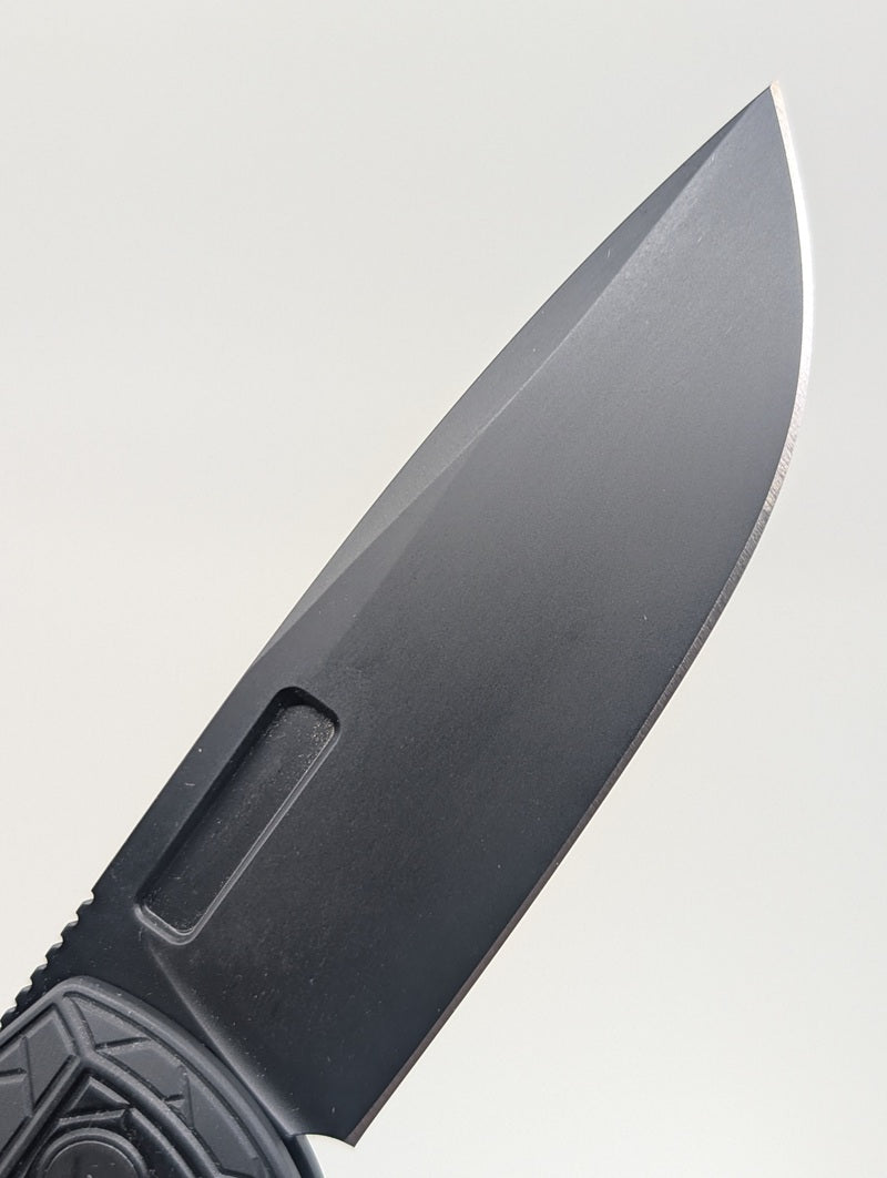 Protech x Vero Design "Synapse 2" Black Herringbone DLC MagnaMax Operator Series Auto Folding Knife