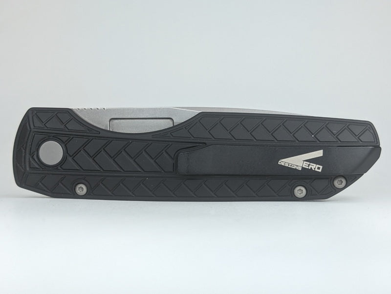 Protech x Vero "Synapse" 2 Black Herringbone Aluminum MagnaMax Auto Folding Knife