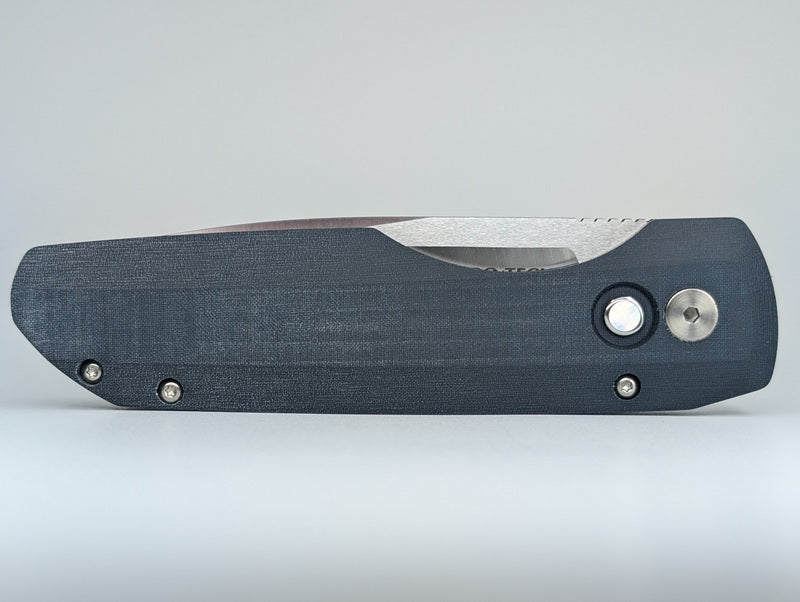 Protech x Vero Blue Linen Micarta Synapse Magnacut Auto Folding Knife