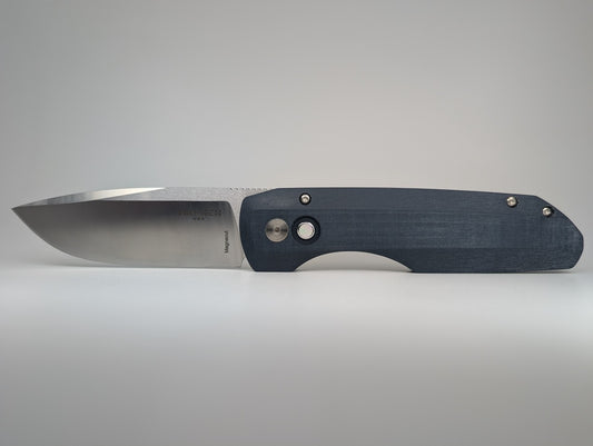 Protech x Vero Blue Linen Micarta Synapse Magnacut Auto Folding Knife