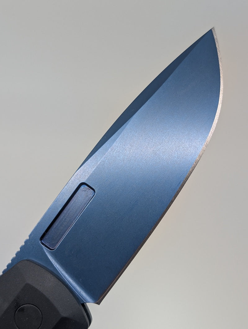Protech x Vero Micarta Sapphire Blue PVD Magnacut Auto Folding Knife