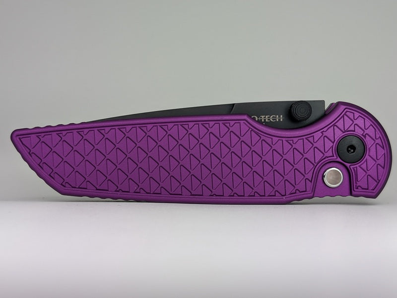 Protech Integrity CCKS Show Exclusive Purple Relic DLC Magnacut Buttonlock Folding Knife