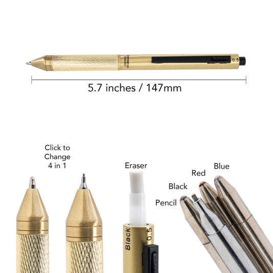 Monteverde Quadro 4 in 1 Multifunction Pen