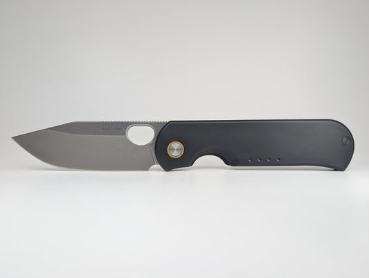 *Consignment* Quiet Carry "The Rincon" Black Frame Lock Folding Knife
