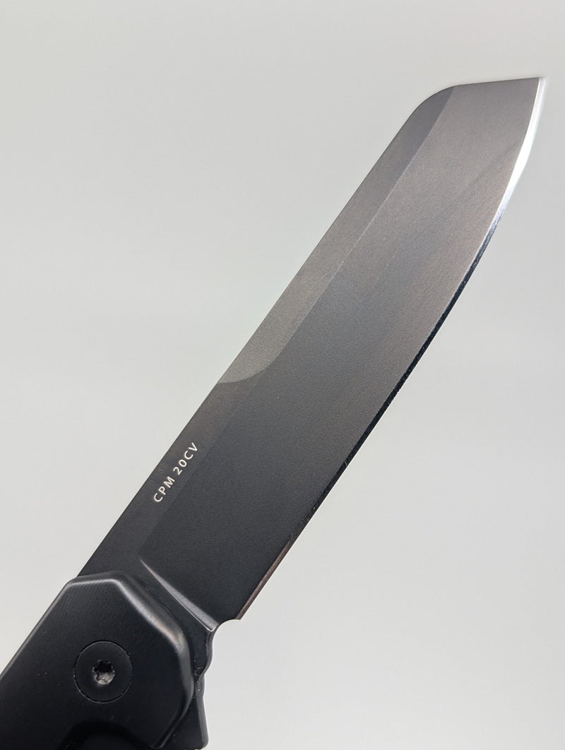 *Consignment* Quiet Carry "The IQ" Black PVD Frame Lock Folding Knife