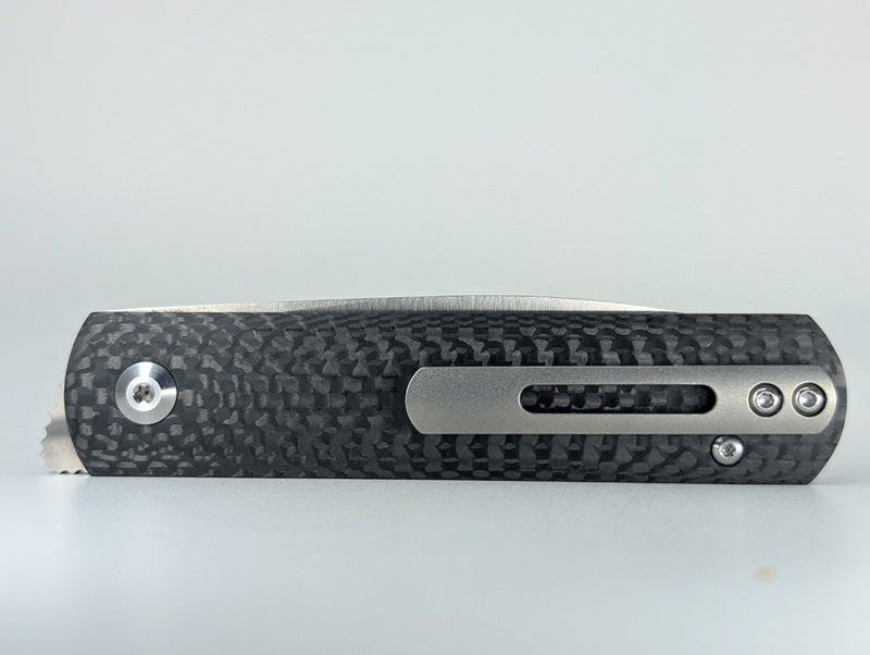 *Consignment* R. Laconico EWC Front Flipper Carbon Fiber Slip Joint Folding Knife