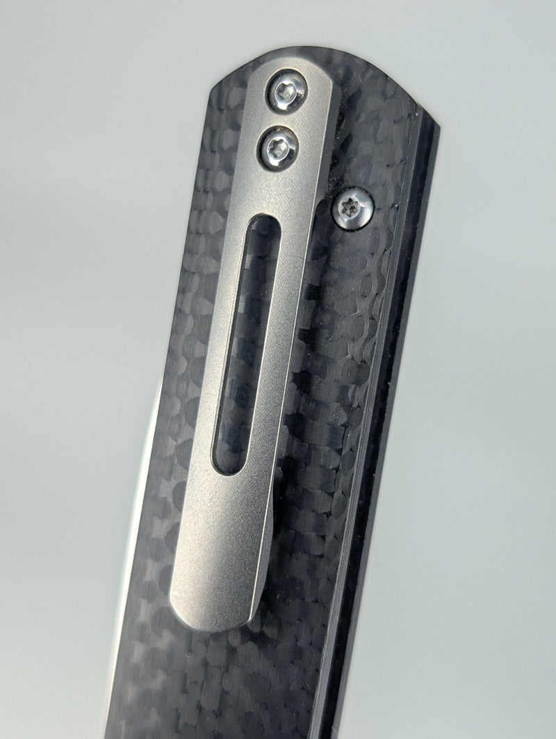 *Consignment* R. Laconico EWC Front Flipper Carbon Fiber Slip Joint Folding Knife