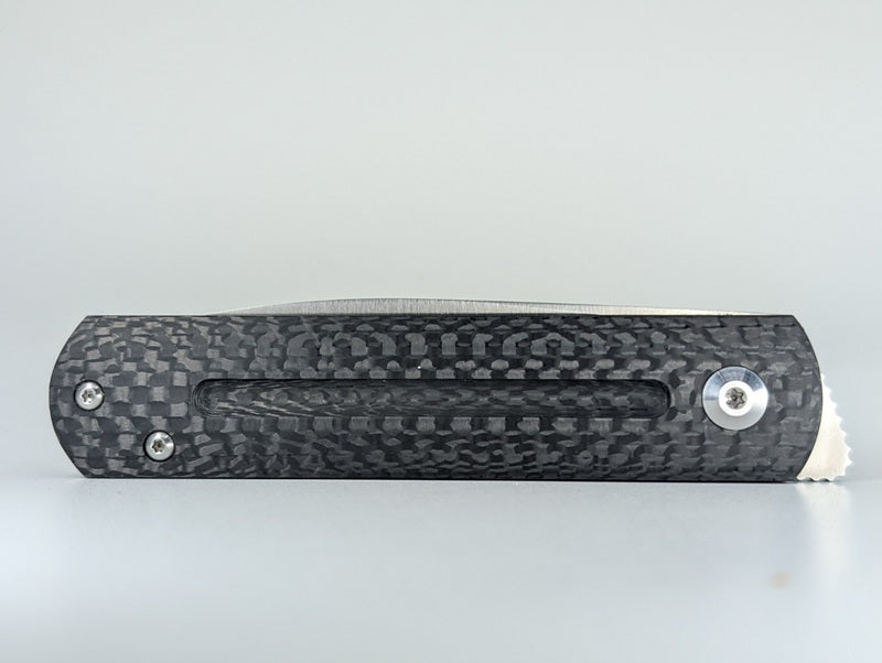 *Consignment* R. Laconico EWC Front Flipper Carbon Fiber Slip Joint Folding Knife