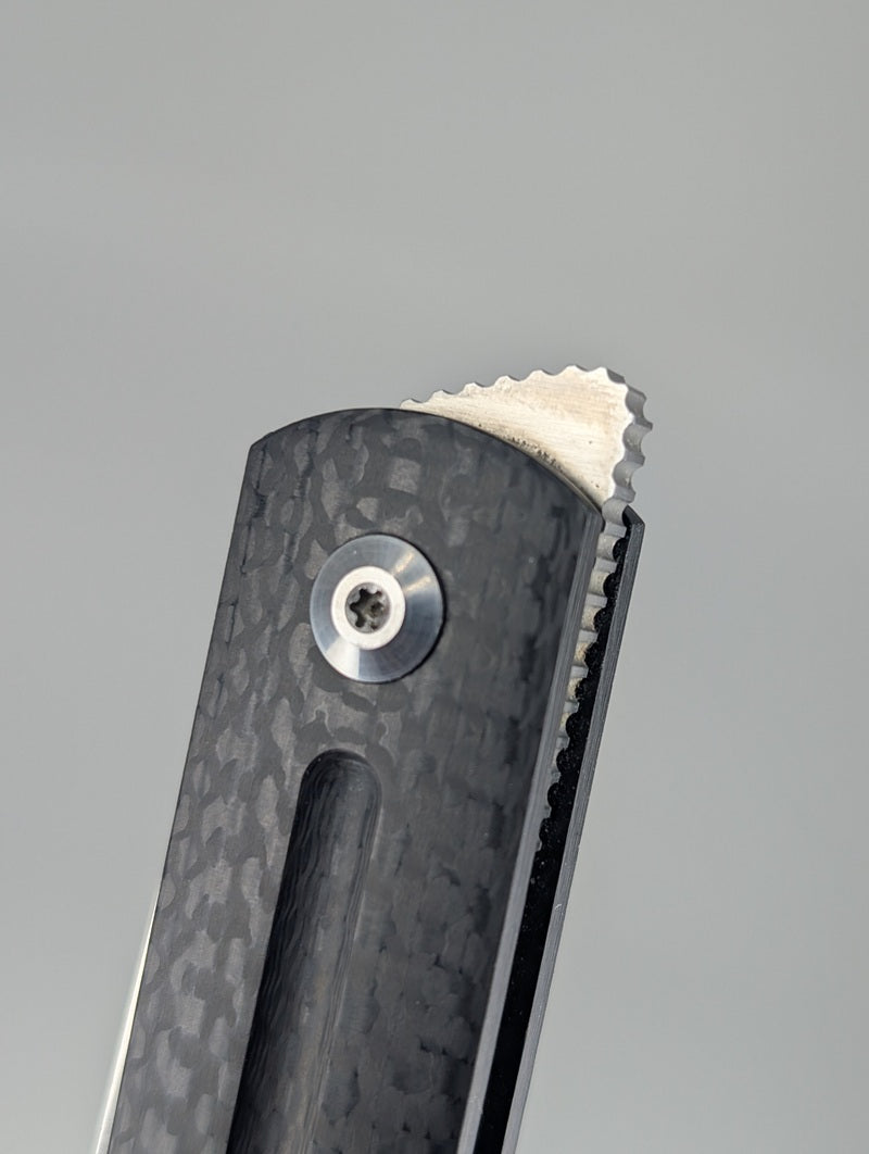 *Consignment* R. Laconico EWC Front Flipper Carbon Fiber Slip Joint Folding Knife