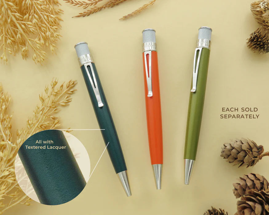 Retro 51 Tornado Juniper Green Rollerball Pen