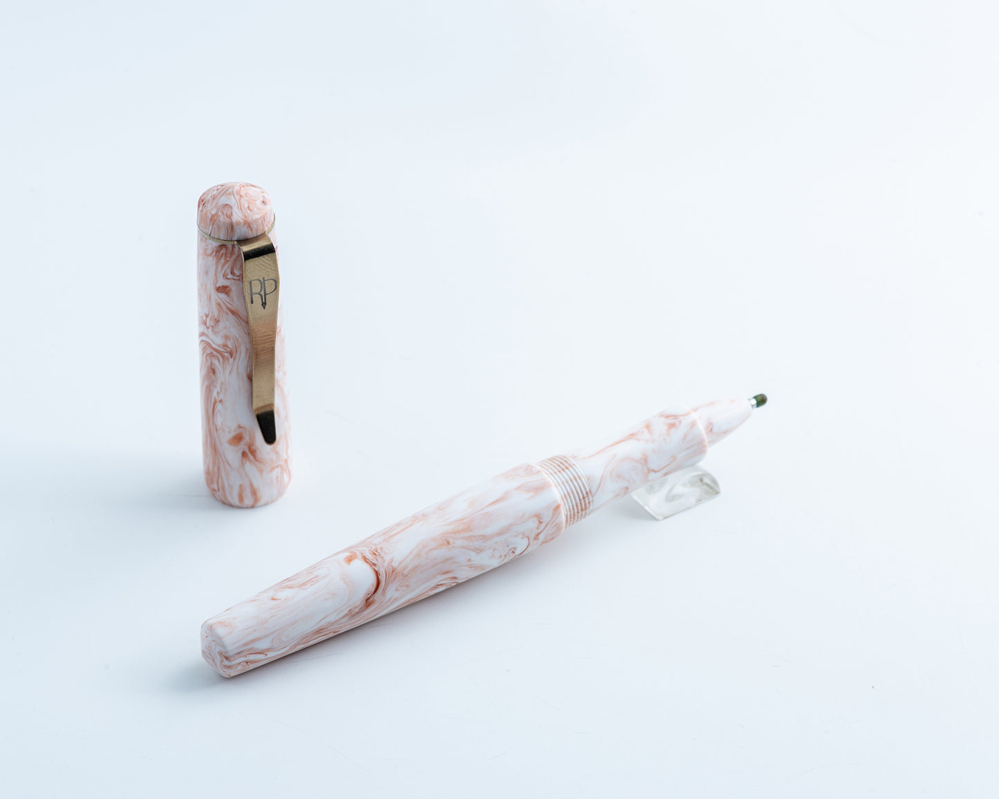 Rhys' Pieces Custom Rollerball Pen - "Cream Orangesicle"