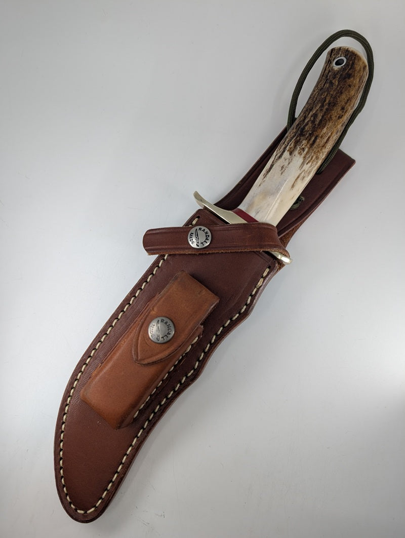 *Consignment* Randall Made 4-6 "Fighter" w/ Stag Handle Fixed Blade Knife